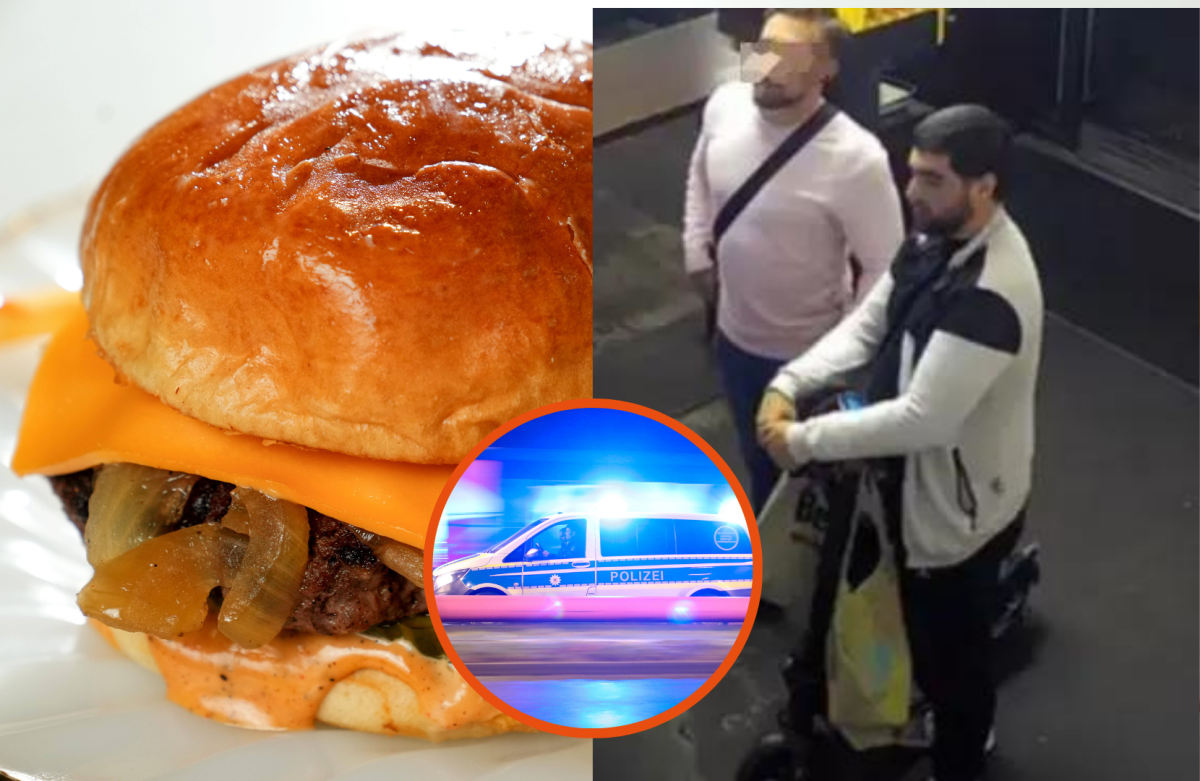 Wegen eines Burger-Diebstahls fahndete die Berliner Polizei nach zwei Männern (Symbolbild).