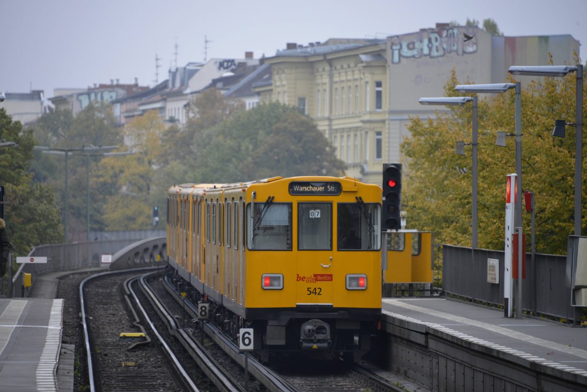 U-Bahn Berlin: Der Görlitzer Bahnhof in Kreuzberg.