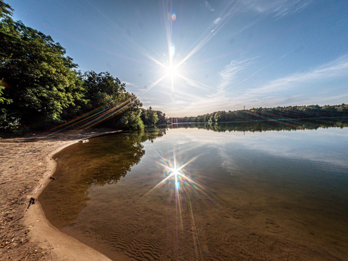 Der Flughafensee Tegel war einer der beliebtesten Badeseen in Berlin.