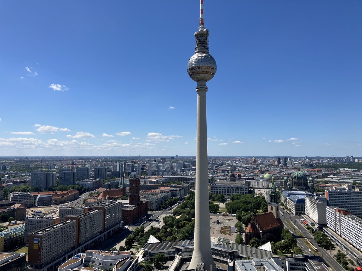 Der Alexanderplatz in Berlin.