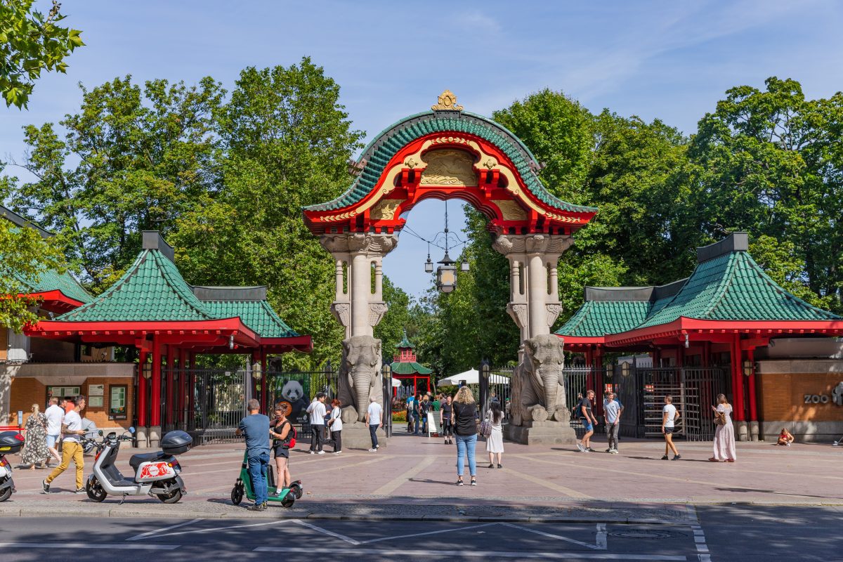 Der Eingang des Berliner Zoos