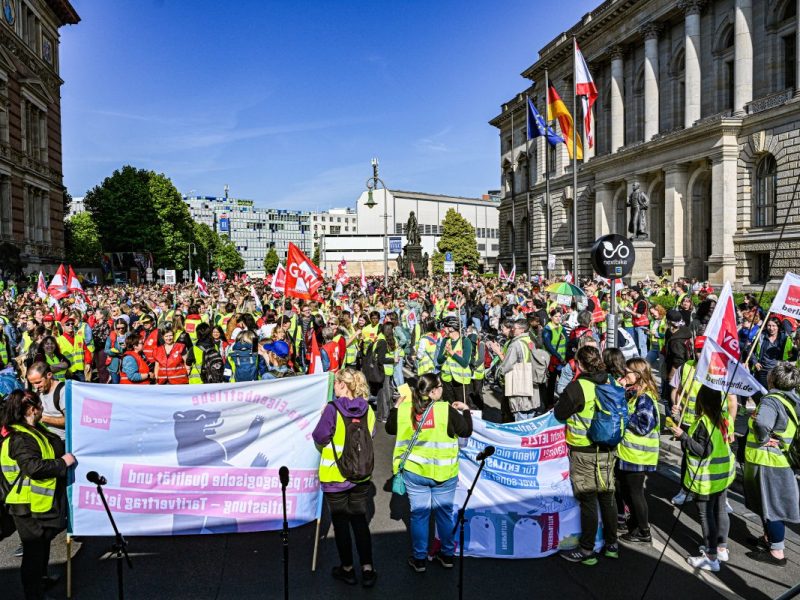 Kita-Streik in Berlin