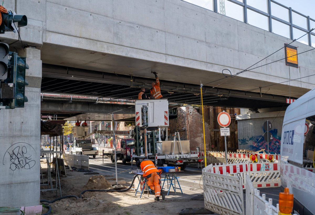 Eine Baustelle legt auch den verkehr der BVG derzeit auf einer bestimmten Strecke lahm.