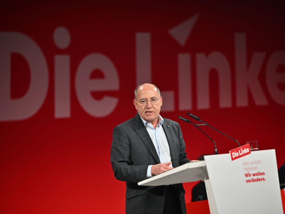 Bundesparteitag Linke zur Bundestagswahl