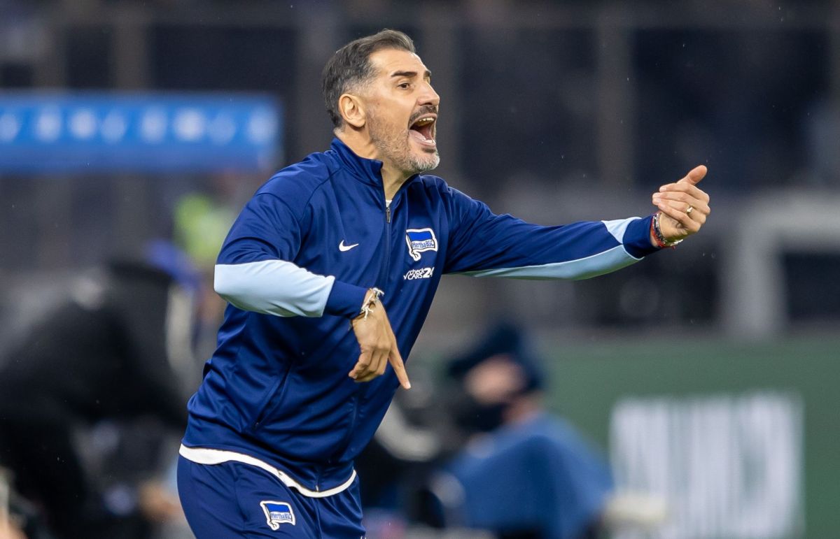 Trainer Cristian Fiél von Hertha BSC