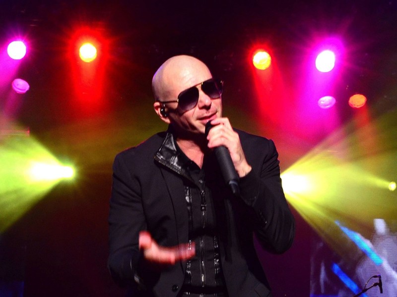 Pitbull steht am Mittwoch in Berlin auf der Bühne.