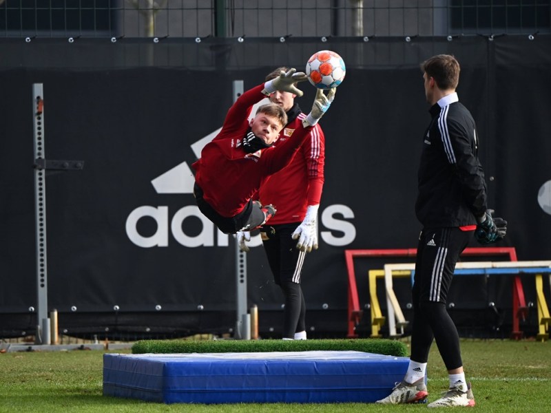 Torwarttraining bei Union Berlin.